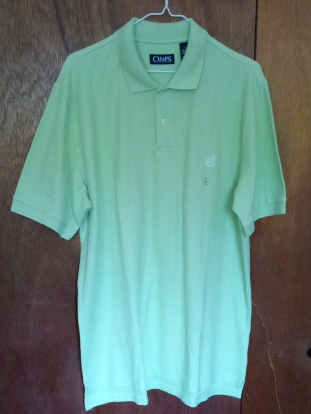 Chaps Light Green Men's Polo Shirt